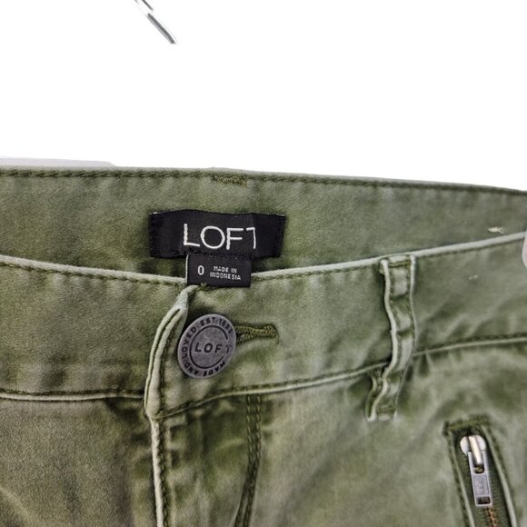LOFT Cargo Style Zip Bottom Pants - Picture 4 of 6